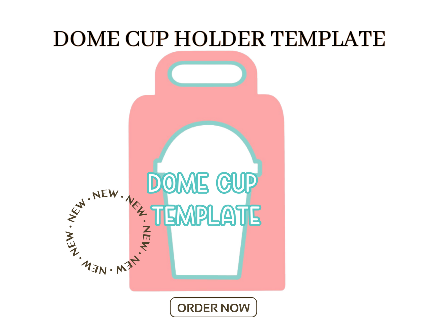 Dome Cup Holder Template | Digital Cut File -SVG |Not for Joy|No Physical Item