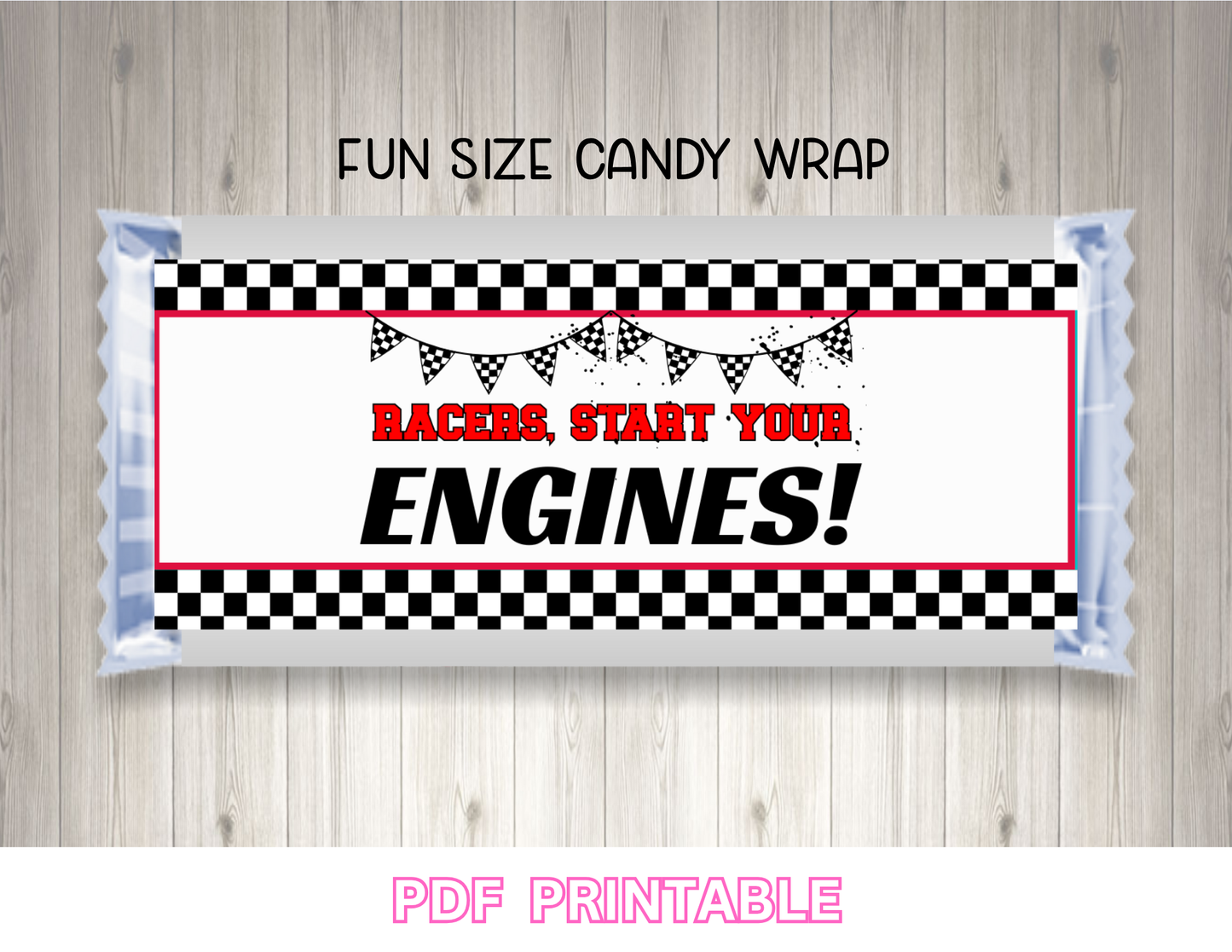 Race Car Birthday Party Bundle - Start Your Engines! Printable Set