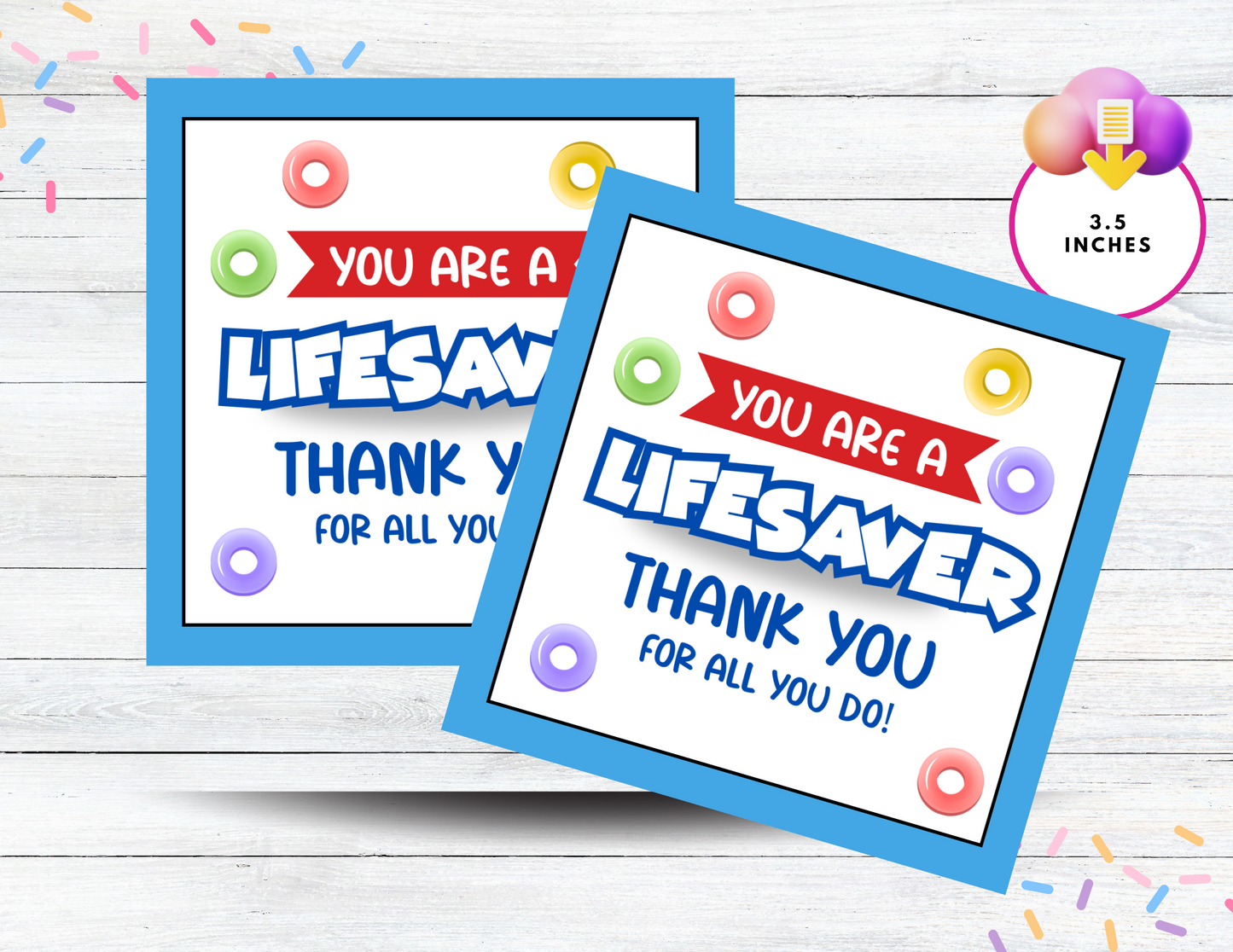 Candy Tags, Digital Instant Download ,No Physical Item