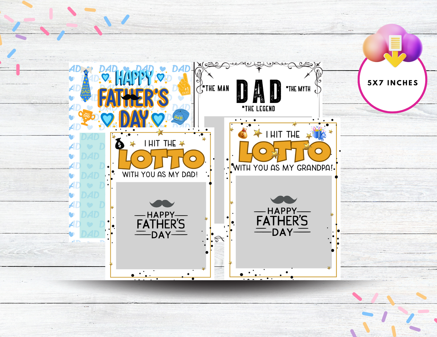 Father's Day Lotto Ticket Gift Tags Printable | Instant Download | Scratch-Off Card Holder PDFFather's Day Lotto Ticket Gift Tags Printable | I Hit the Lotto with You Dad Grandpa | Instant Download | Scratch-Off Card Holder PDF