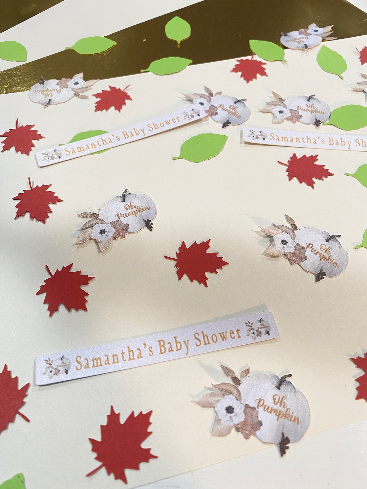 Baby Shower Fall Confetti