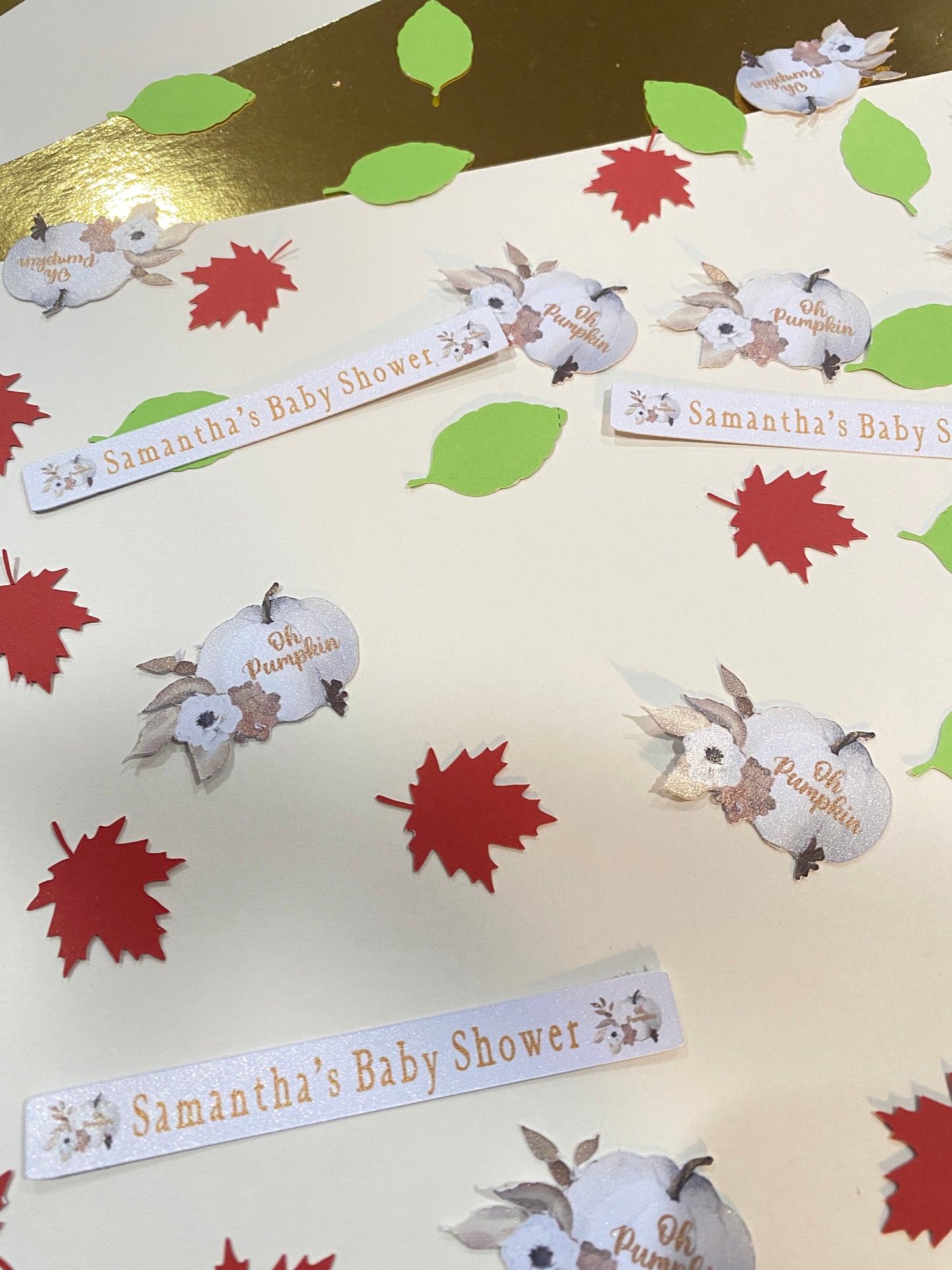 Baby Shower Fall Confetti