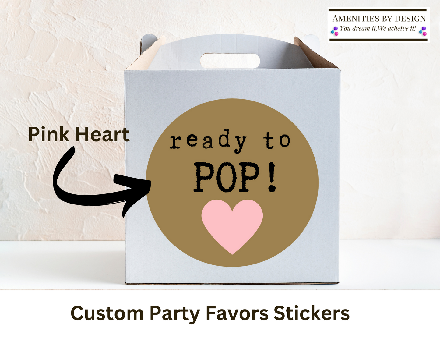 Ready To Pop Themed Baby Shower, Baby Shower, Baby Shower Favor Stickers, Baby Shower Favors, Baby Shower Favor Stickers