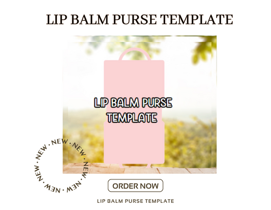 Purse Lip Balm Template | Purse Box| Digital Cut File -SVG  | Make Your Own Purse Balm Box  with Cricut |Not for Joy|No Physical Item