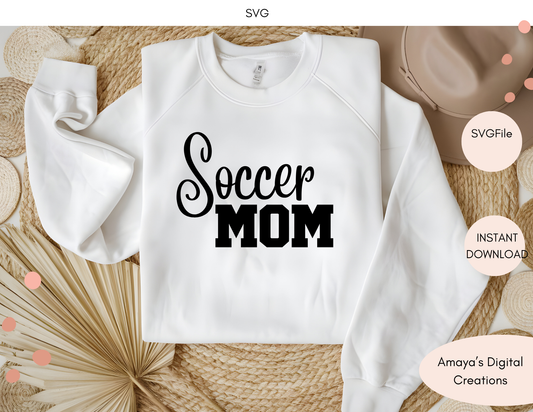 Soccer Mom SVG 101 | Sports Mom Cut File | Cricut Soccer Shirt Design | Mom Life SVG | Soccer Mom Sweatshirt | Instant Download