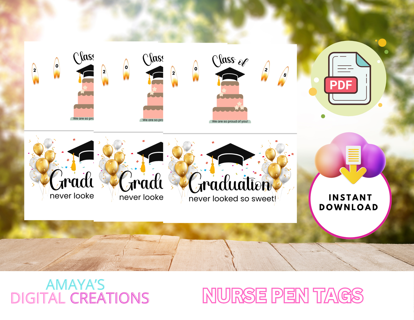 Graduation Card |  Digital Instant Download ,No Physical Item, PDF,PNG