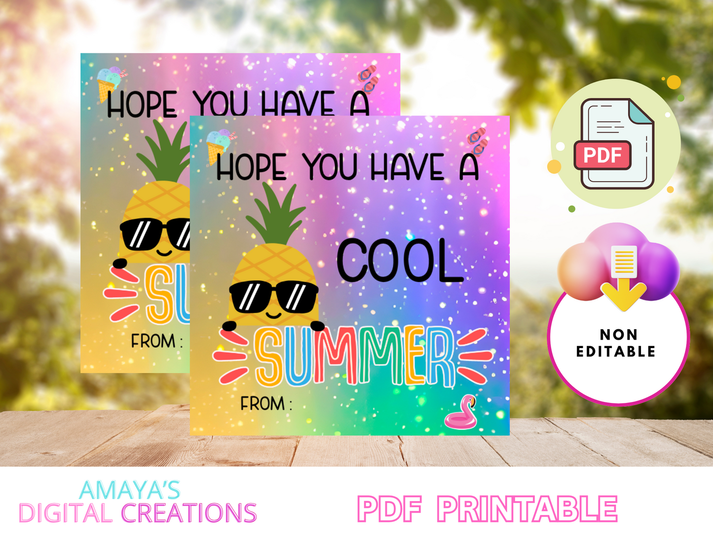 Straw | End-of-Year Summer Treats for Girls & Teachers PDF