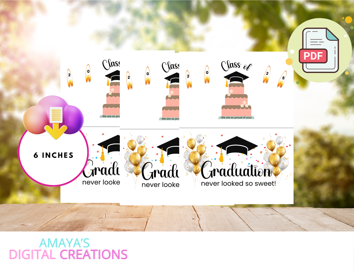 Graduation Card |  Digital Instant Download ,No Physical Item, PDF,PNG