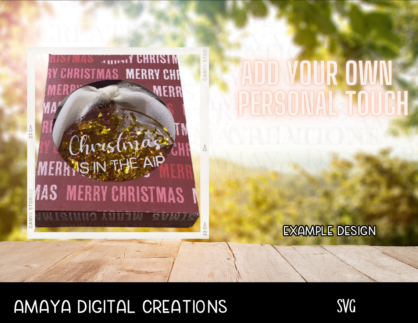| Flat Ornament Box Digital Cut File -SVG PNG | Make Your Ornament Box with Cricut |Not for Joy|No Physical Item