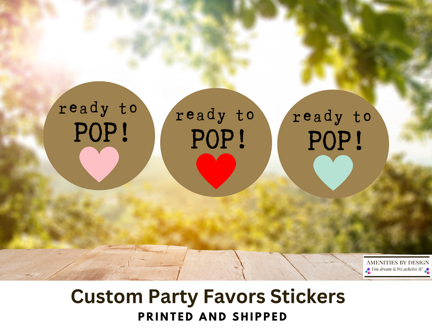 Ready To Pop Themed Baby Shower, Baby Shower, Baby Shower Favor Stickers, Baby Shower Favors, Baby Shower Favor Stickers