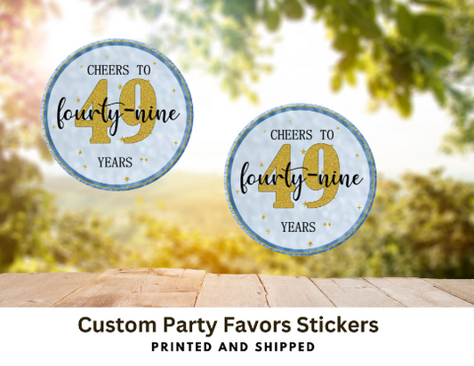 Teal Gold Stickers